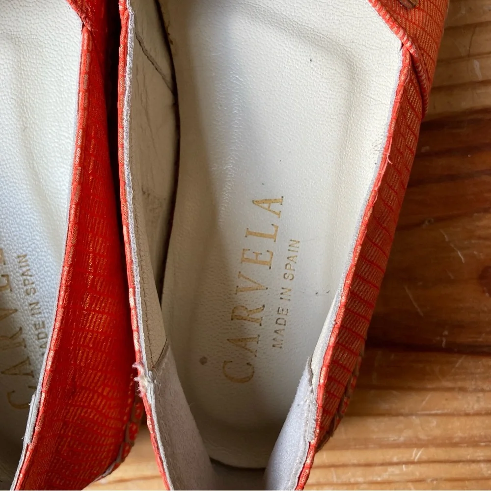 Carvela Orange Women's Espadrille Shoes Size EU 37/US 7